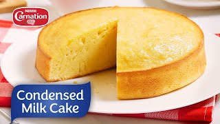 How to Bake MilkyNamnam Condensada Milk Cake [upl. by Ydnys]