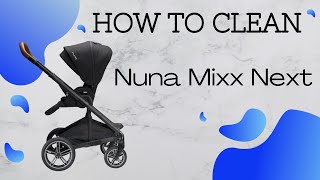 How to Wash a Nuna Mixx Next Stroller Remove amp Put on Fabrics [upl. by Tahpos400]