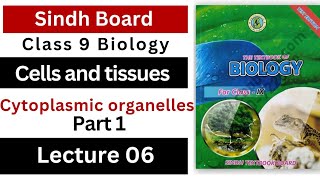 cytoplasmic organelles  cells and tissues  class 09 biology Sindh board new book [upl. by Auvil54]