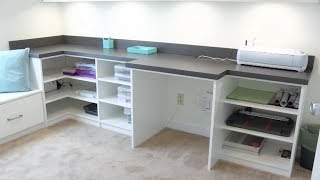 Craft Room and Office All in One [upl. by Ruperto]