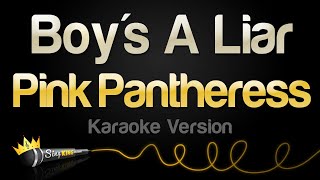 Pink Pantheress  Boys a liar Karaoke Version [upl. by Macnamara]