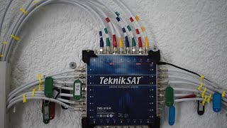 Installing Multiswitch Satellite 916  2 SAT  16 Output [upl. by Monique]