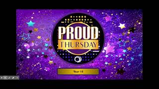 Outwood Academy Shafton  PROUD Thursday  110221 [upl. by Ycal]