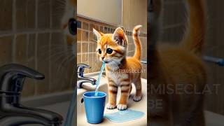 A small kitten vomited in a cup and was abandoned cat kitten cute story feat  Alexis Bennett [upl. by Ahsikyw]