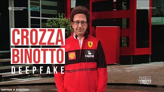 Crozza  Binotto La Ferrari a pellet è troppo pesante non ci avevamo pensato deepfake [upl. by Berl]