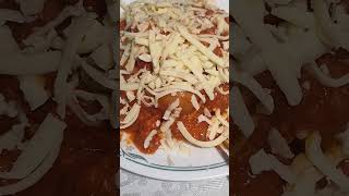 HUBBY COOKED FOR ME❤️ yummy spaghetti overload satisfying breakfast viralvideo viralshort [upl. by Noremak]