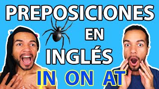 30 Ejemplos De Preposiciones De Lugar En Ingles  Oraciones Con Las Preposiciones En Ingles IN ON AT [upl. by Ver]