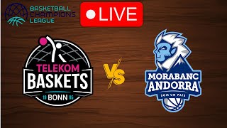 🔴 Live Bonn vs MoraBanc Andorra  Basketball Champions League 20242025  Live Play by Play [upl. by Dory538]