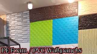 Self  adhesive wallpaper construction process [upl. by Lawton]