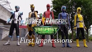 First Impressions Power Rangers Beast Morphers [upl. by Eneroc]