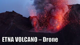 Etna Volcano Eruption May 18 2022 – Drone [upl. by Torras]