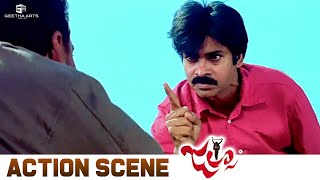 Superb Action Scene  Jalsa Movie  Pawan Kalyan Ileana  Trivikram Srinivas  Geetha Arts [upl. by Tony]