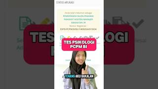 Tes Psikologi PCPM BI  JADIPCPM [upl. by Idyak]