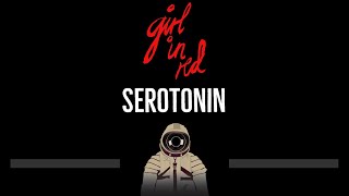 girl in red • serotonin CC 🎤 Karaoke Instrumental Lyrics [upl. by Elik47]