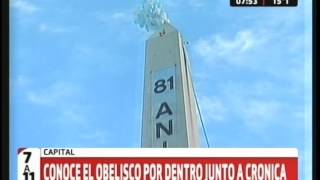 Con Crónica conocé el Obelisco por dentro [upl. by Jauch]