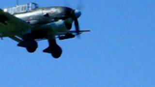 Collings Foundation ReenactmentGerman Defense with Stuka Divebomber [upl. by Veal497]