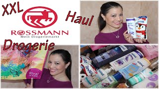 XXL ROSSMANN DROGERIE HAUL ❤ Januar 2015 Rival de Loop Isana Synergen  NatBittersweet [upl. by Anitnelav]