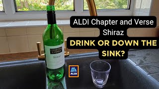 Is Aldi Chapter amp Verse Australian Shiraz DRINKABLE [upl. by Areid]