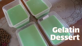 Gelatin Dessert  Quick simple and easy to make dessert [upl. by Gaylord]