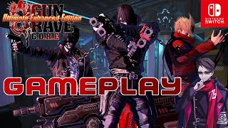 Gameplay No Comment  Gungrave GORE Ultimate Enhanced Edition Nintendo Switch [upl. by Fagin872]