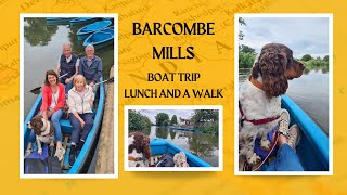 Barcombe Mills and Kys first time on a boat [upl. by Odrahcir297]