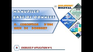 Exercice Application nº2 avec Correction GDF  MCD  POWER AMC DESIGNER  MLD en Darija [upl. by Siradal]