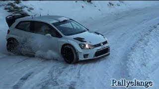 TestEssais Monte Carlo 2013 Polo WRC JariMatti Latvala HD [upl. by Neelav]