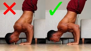 How to Handstand Push Up  4 AMAZING TIPS CALISTHENICS [upl. by Tierell489]