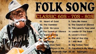 American Folk Songs ❤ Classic Folk amp Country Music 70s 80s Full Album ❤ Country Folk Music 90s s [upl. by Mayyahk]