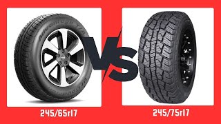 Tire Size 24565r17 vs 24575r17 [upl. by Laden823]