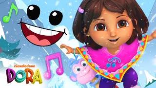 Dora Sings Feliz Navidad w Face 🎁 Face’s Holiday Countdown Party Full Scene  Dora amp Friends [upl. by Yhtomiht939]