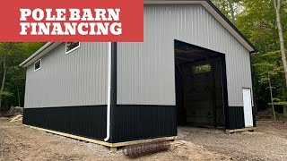 Pole Barn Financing 30x40  Attica Lumber [upl. by Darnall]