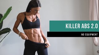 20 Minuti KILLER ABS Circuito intenso per sviluppare un addome forte e definito [upl. by Devonne]