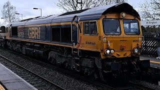 66751 6X44 Bescot to Toton on 3rd January 2024 [upl. by Nosydam]