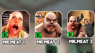 Mr Meat 1 vs Mr Meat 2 vs Mr Meat 3 Full Gameplay [upl. by Eidur]