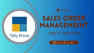 How to enter SALES ENTRY OF SALES ORDER in Tally Prime  Tally Prime Topic 26C [upl. by Proudman]