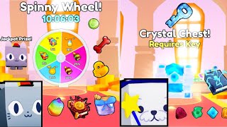 Opening 100 Crystal Keys amp 20 Spinny Wheel Tickets in PS99 🌟 [upl. by Nojel698]