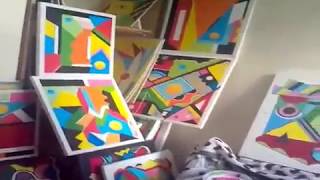 LANO ABSTRACTION MA CHAMBRE UN ATELIER ABSTRACTION GEOMETRIQUE ABSTRACTION LYRIQUE ART ABSTRAIT [upl. by Trakas547]