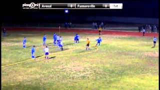 Farmersville with a shot on goal which is blocked by an Avenal player [upl. by Eemla]