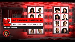 BBCAN 10 First Exit Interview [upl. by Anauqat]