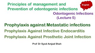 Prophylaxis against Metastatic infections  Prophylaxis Against Infective Endocarditis [upl. by Ardnahc]