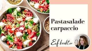 Pastasalade carpaccio [upl. by Acimot]