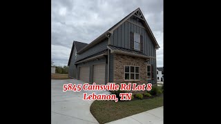 🏠 5845 Cainsville Rd Lot 8Lebanon TN 4 beds 🛌 3 baths 🛁 3402 Sq Ft homebuyer walkthrough TN [upl. by Namhcan69]