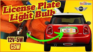 How to Change Mini Cooper Number Plate Light Easily  Ultimate Guide 💯💥👍 minicooper [upl. by Zohar]