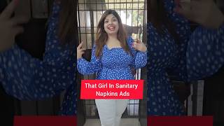 That Girl In Sanitary Napkin Advertisement 😂😂shorts [upl. by Gauldin]