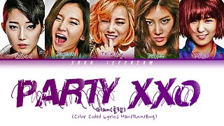 Glam Party XXO Color Coded Lyrics HanRomEng [upl. by Enyamrahc]