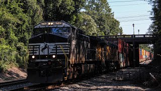 NS September Saturday Railfanning at Spartanburg 92124 [upl. by Nodgnal]