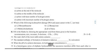 Chemistry 1st PUC MODEL QUESTION PAPER and BLUEPRINT [upl. by Ennaylloh]