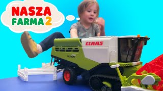 Zabawa Kombajnem  Claas Lexion 780 w Akcji  quot 🚜🌾bruder brudertoys [upl. by Eittol]