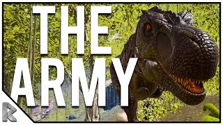 RAISING THE ARMY  Ark Survival Evolved Thieves Island PVP S23 [upl. by Emmye744]